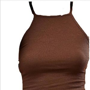 ASOS brown tank bodysuit